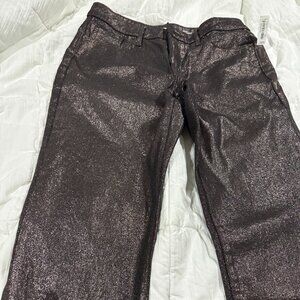 NWT Women's Glitter High Rise Jeans